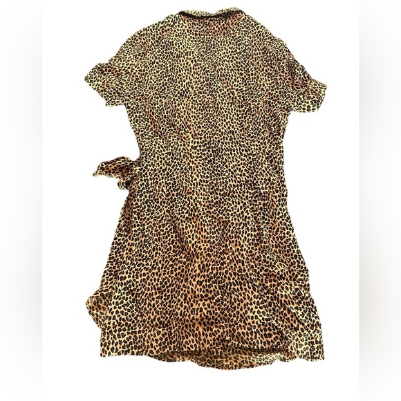 & Other Stories Leopard Print Side Tie Mini Dress - Picture 4 of 4